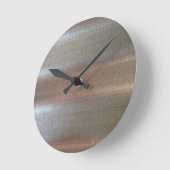 Wellblechmetall Nah Runde Wanduhr (Winkel)