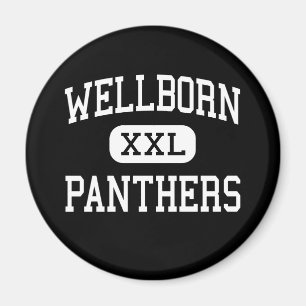 Wellborn - Panther - hohes - Anniston Alabama Magnet