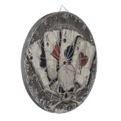 Wellcoda As-Spielkarte-Schädel-Kasino Dartscheibe (Vorderseite Links)