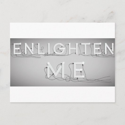 Wellcoda erleuchtet mir elektrische Lampe Postkarte (Vorderseite)