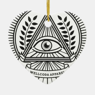 Wellcoda KleidIlluminati Verschwörung Keramikornament