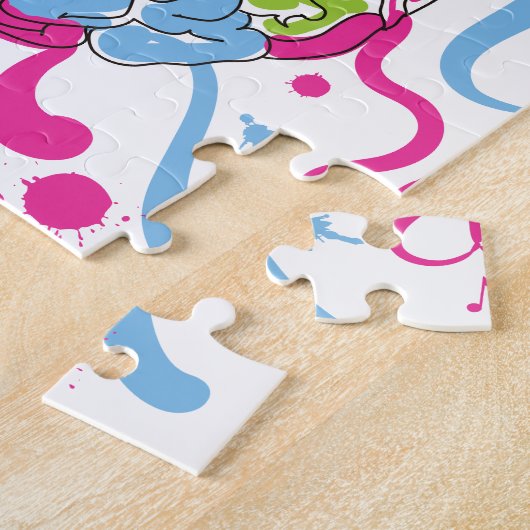 Wellcoda kreative Gehirn-Sinneshauptseite Puzzle (Seite)