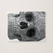 Wellcoda menschlicher Süßigkeits-Schädel-Totenkopf Puzzle (Horizontal)