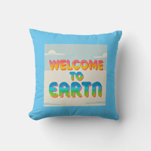 Wellcome to Earth Pillow - Planetärer Komfort für Kissen