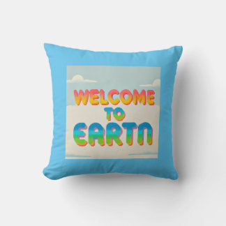 Wellcome to Earth Pillow - Planetärer Komfort für  Kissen