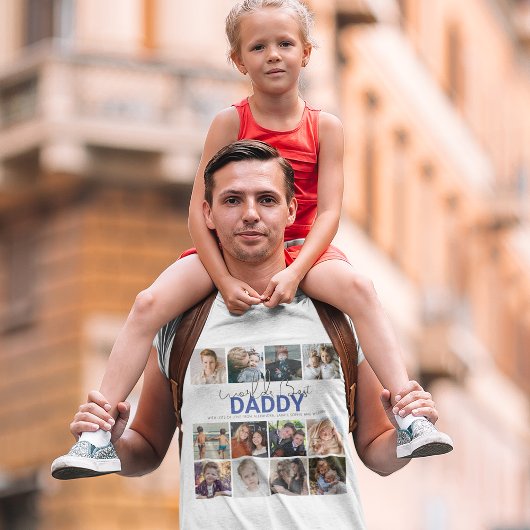 Wellds Best Daddy | Foto Collage T - Shirt