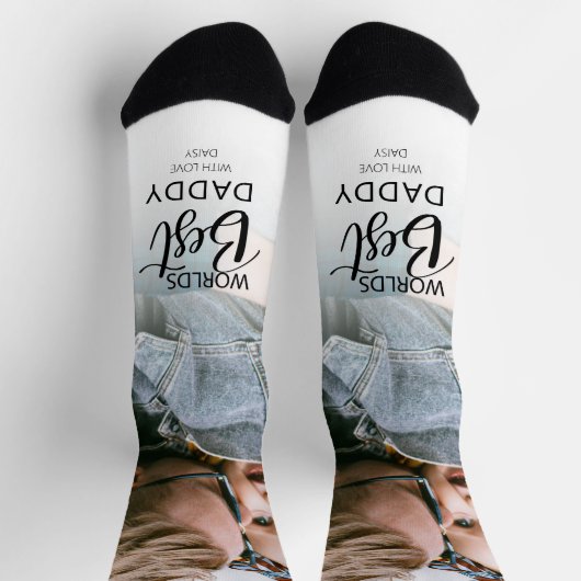 Wellds Best Daddy | FOTO Socken (Oben)