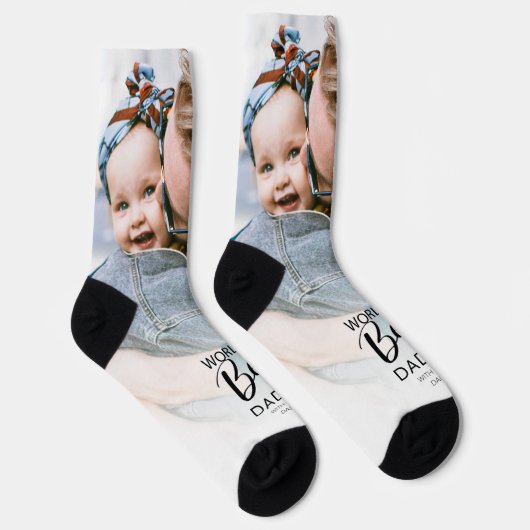 Wellds Best Daddy | FOTO Socken (Rechts)