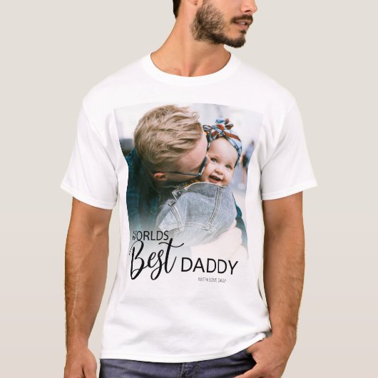 Wellds Best Daddy | FOTO T-Shirt (Vorderseite)