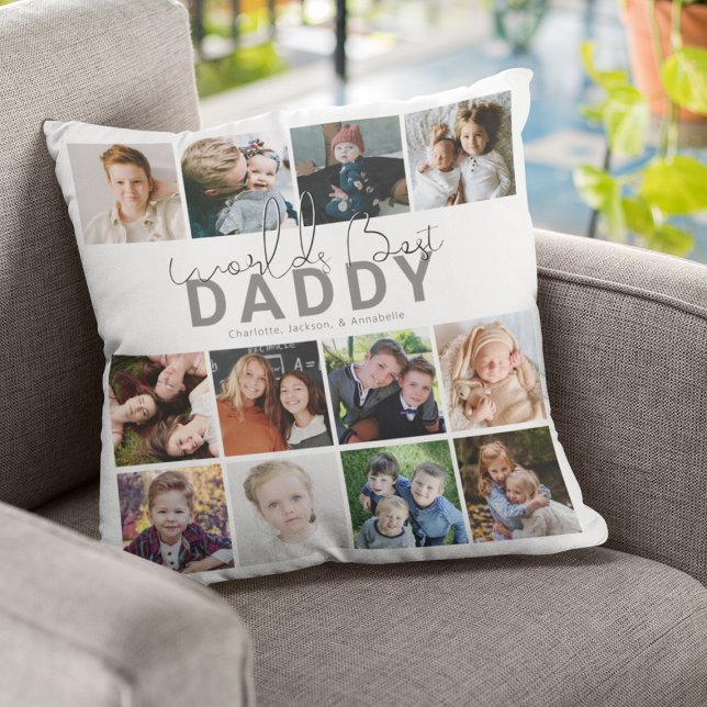 Wellds Best Daddy | FotoCollage Kissen (Von Creator hochgeladen)