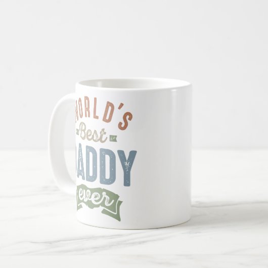 Wellds Best Daddy Kaffeetasse (Vorderseite Links)