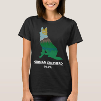 Wellds Best German Shepherd Papa T-Shirt