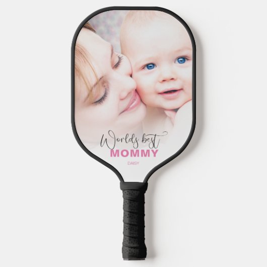 Wellds Best Mommy | FOTO Pickleball Schläger (Vorderseite)