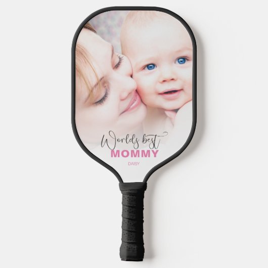 Wellds Best Mommy | FOTO Pickleball Schläger (Rückseite)