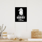 Wellds Best Rabbit Mama Bunny Mother Poster (Küche)
