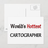 Wellds Hottest Cartograf Postkarte (Vorne/Hinten)