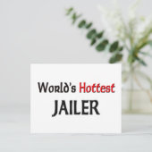 Wellds Hottest Jailer Postkarte (Stehend Vorderseite)