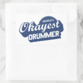 Wellds Tokest Drummer Rechteckiger Aufkleber (Tasche)