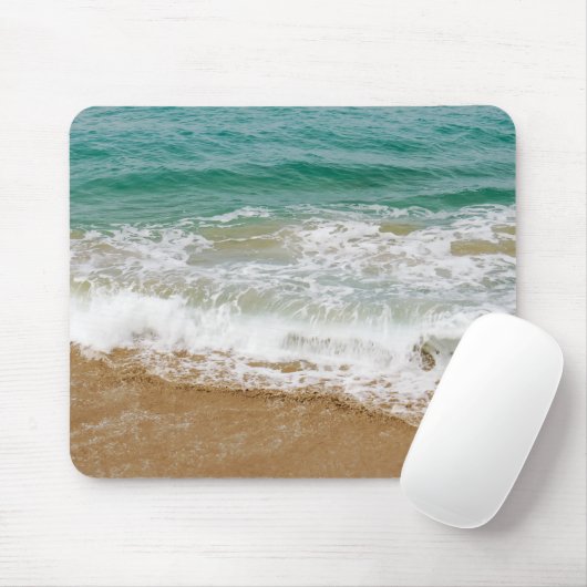 Welle auf dem Strand Mousepad (Mit Mouse)
