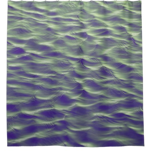 Welle auf dem Wasserkörper Duschvorhang (Vorderseite)