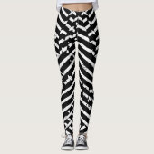 Welle [BLK/Symbol] Leggings (Vorderseite)