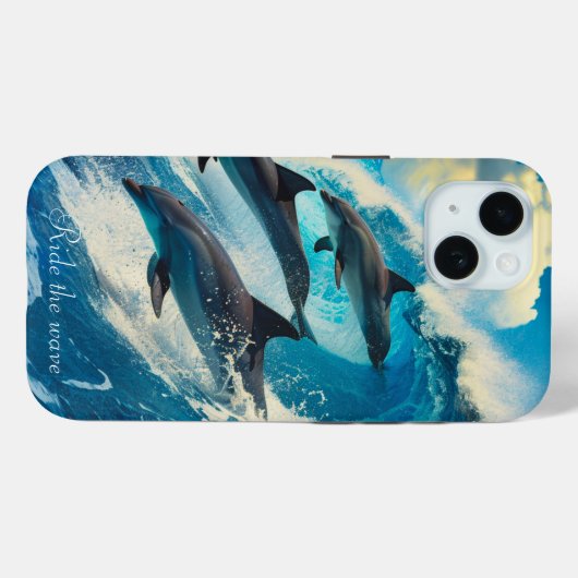 Welle Case-Mate iPhone Hülle (Rückseite (Horizontal))