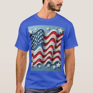 Welle der Freiheit Patriotic T-Shirt
