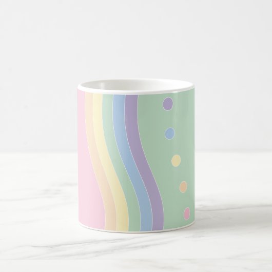 Welle der Freude (Fluss) Kaffeetasse (Mittel)