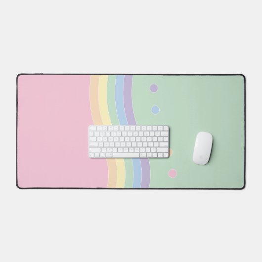 Welle der Freude (Fluss) Schreibtischunterlage (Tastatur & Maus)