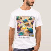 "Welle der Freundschaft" T-Shirt (Vorderseite)
