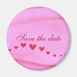 Welle der roten Herzen, Save the Date Magneten Magnet