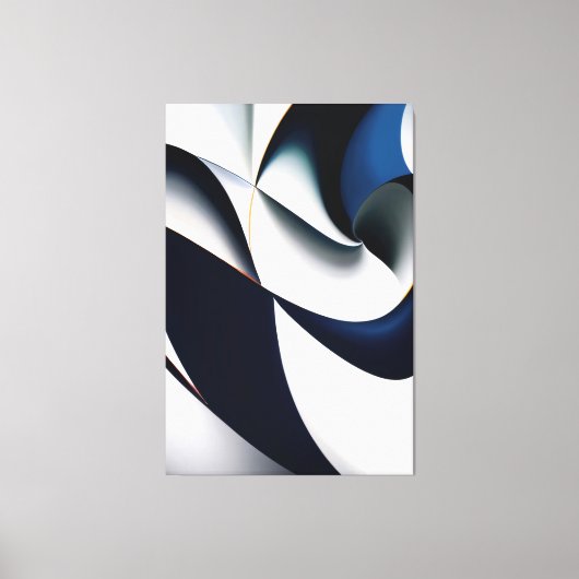 Welle der Stille Leinwanddruck (Vorderseite)