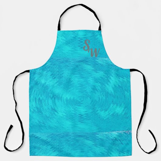 Welle der Türkis- Schürze (Vorderseite)