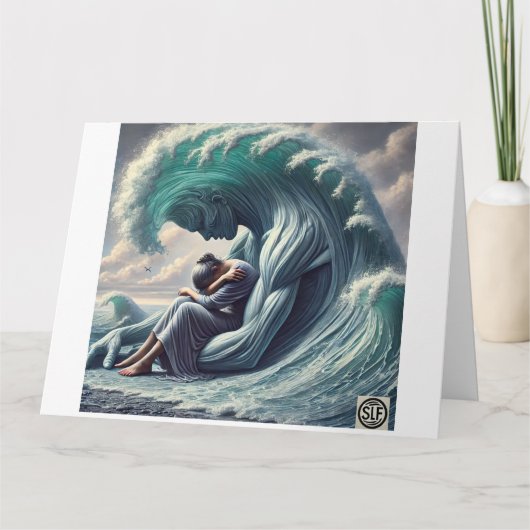 Welle des Beileids Karte (Vorderseite)