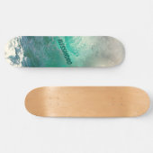 Welle des Meeres und Ihr Name Skateboard (Horizontal)