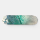 Welle des Meeres und Ihr Name Skateboard (Horizontal)
