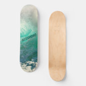 Welle des Meeres und Ihr Name Skateboard (Vorderseite)
