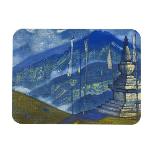 Welle des Nebels, 1924 von Nicholas Roerich Magnet (Horizontal)