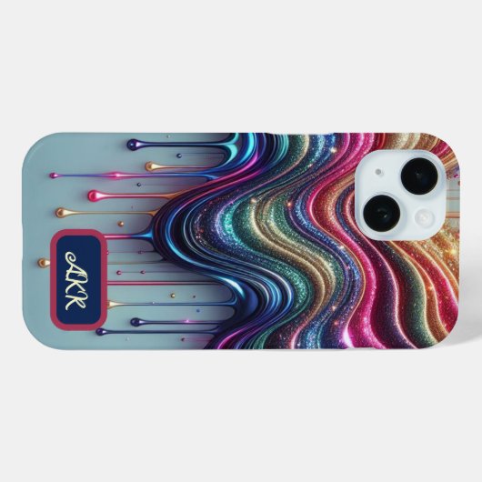 Welle des Regenbogens Case-Mate iPhone Hülle (Rückseite (Horizontal))