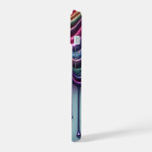 Welle des Regenbogens iPhone 15 Hülle (Linke Seite)