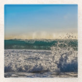 Welle, die zusammenstößt, um unterzustützen glasuntersetzer (Vorderseite)