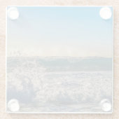 Welle, die zusammenstößt, um unterzustützen glasuntersetzer (Rückseite)