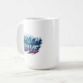 Welle fangen kaffeetasse (Vorderseite Links)