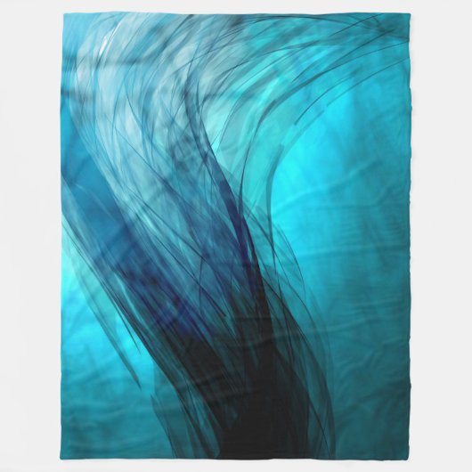 Welle - Fleece-Decke Fleecedecke (Vorderseite)