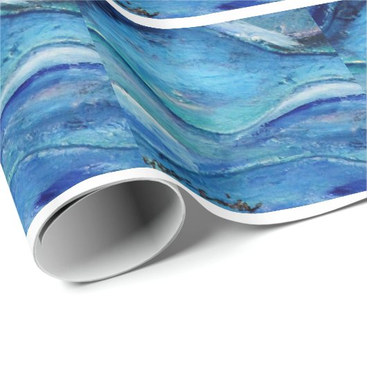 Welle Geschenkpapier (Rolleneckpunkt)