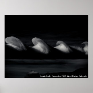 Welle im Himmel Poster