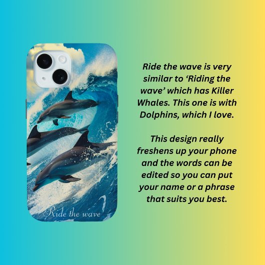 Welle iPhone 15 Hülle