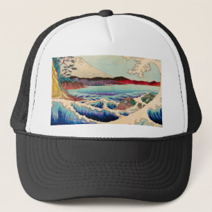 Welle japanisch Berg Fuji Truckerkappe