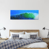 Welle Leinwanddruck (Insitu (Schlafzimmer))