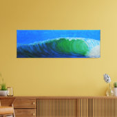 Welle Leinwanddruck (Insitu (Wohnzimmer))